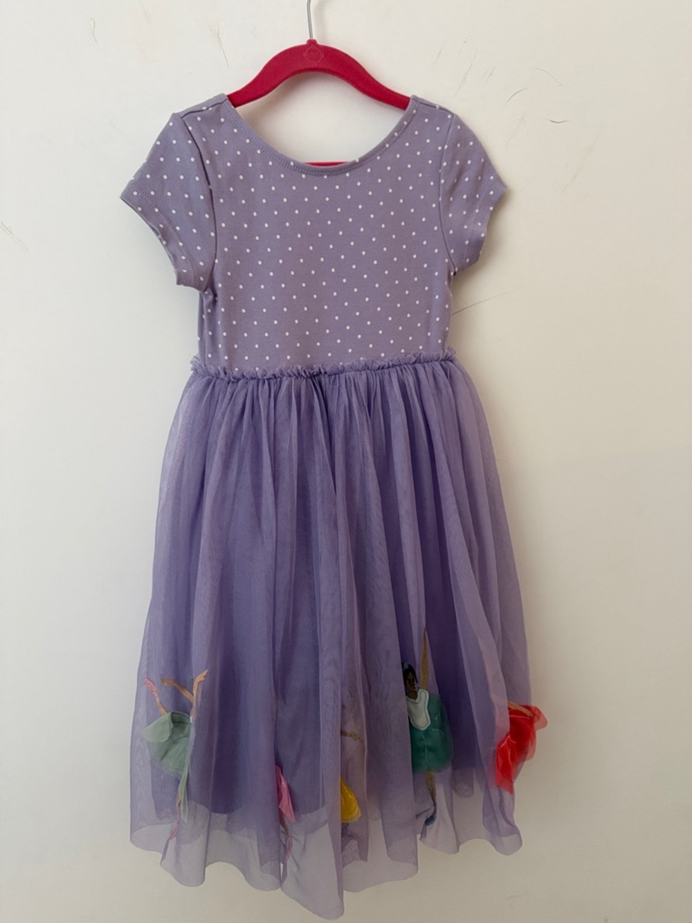 Mini Boden Lavender Dress, Size 6-7